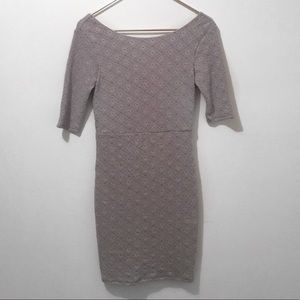 Free People Light Purple Textured Bodycon Dress – Size Small